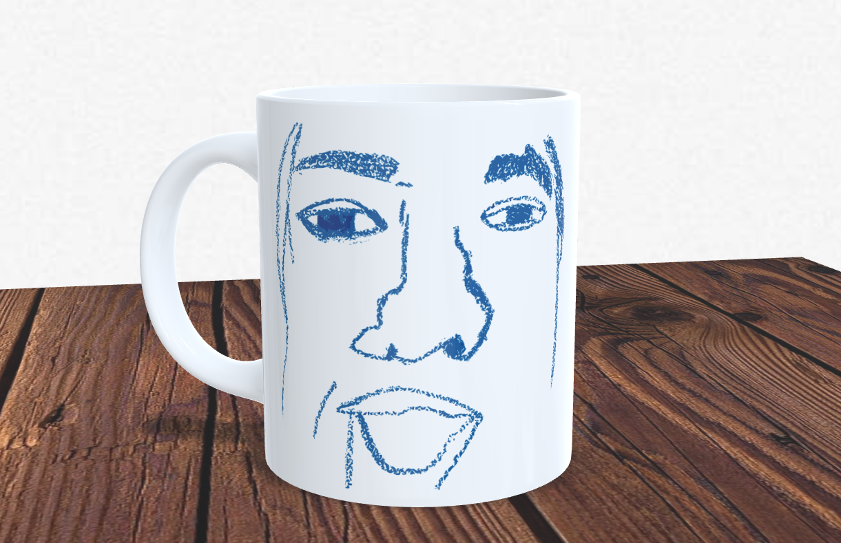Taza Cabeza Olmeca